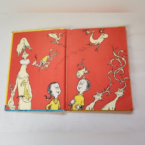 Dr. Seuss One Fish Two Fish Red Fish Blue Fish 1960 ~FIRST EDITION - Picture 2 of 10